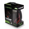 Esperanza EGH300R Cuffie gaming con filo con microfono ad archetto omnidirezionale, nero/rosso