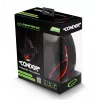 Esperanza EGH300R Cuffie gaming con filo con microfono ad archetto omnidirezionale, nero/rosso