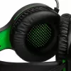 Esperanza EGH430 THUNDERBIRD cuffie gaming con filo e microfono, nero e verde
