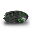 Esperanza EGM212 Mouse ottico gaming con filo, 2400 DPI, 6 tasti, USB, per destrimani, nero