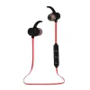 Esperanza EH186K cuffie sportive in-ear neckband Bluetooth senza filo con microfono, nero/rosso