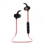 Esperanza EH186K cuffie sportive in-ear neckband Bluetooth senza filo con microfono, nero/rosso