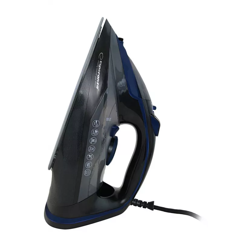 Esperanza EHI012 ferro da stiro 2600W con piastra in ceramica, nero