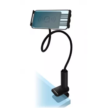 Esperanza EMH142 supporto da scrivania per smartphone e tablet, nero