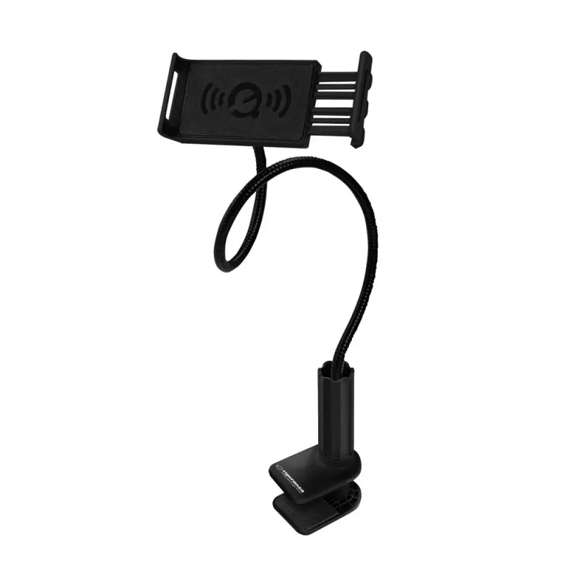 Esperanza EMH142 supporto da scrivania per smartphone e tablet, nero
