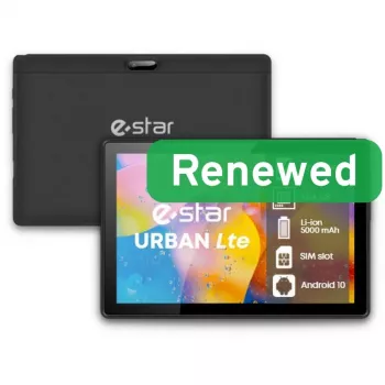 ESTAR Renewed Grade B 10,1 tablet URBAN 4GB nero 64GB Android