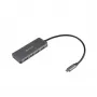 ESTUFF ES623007 Hub di ricarica USB-C 165W GaN 4 porte Power Delivery grigio siderale