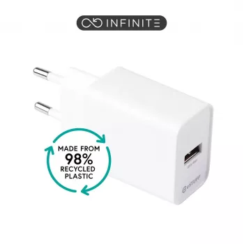 ESTUFF INFINITE (GRS) caricabatterie USB-A 20W bianco EU