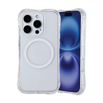 eSTUFF INFINITE PORTO Custodia magnetica trasparente per iPhone 12 Pro / iPhone 12 (GRS) ES67142101