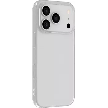 eSTUFF INFINITE (GRS) VIENNA Custodia per iPhone 18 Pro/17 Pro, TPU 100% riciclato, trasparente (Bulk)