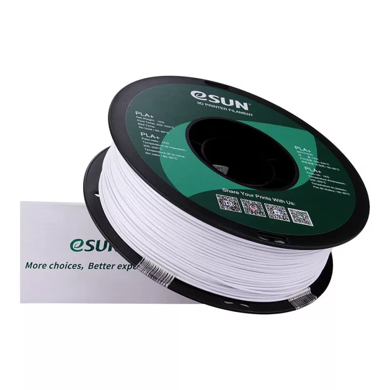 ESUN PLA+ 1,75 mm bianco freddo 1 kg filamento per stampante 3D