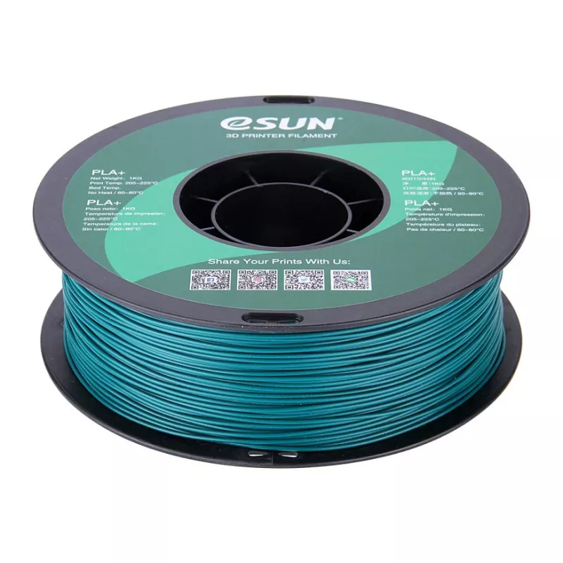 ESUN PLA+ 1,75 mm filamento verde per stampante 3D, 1 kg