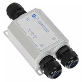 Extender Ethernet + PoE SPT-POE/2-POE-1G-IP67 Gigabit PoE+ IP67