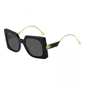 Occhiali da sole donna ETRO ETRO0026S807 nero con lenti grigie - montatura butterfly 54/23/140