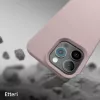 ETTERI custodia in silicone Mag per iPhone 16 Pro 6,3 pollici rosa chiaro