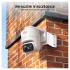 eufy eufyCam C36 solo Telecamera di sicurezza solare wireless 4K UHD, bianco