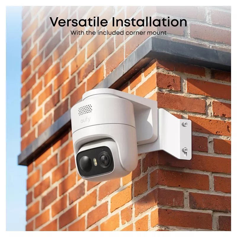 eufy eufyCam C36 solo Telecamera di sicurezza solare wireless 4K UHD, bianco