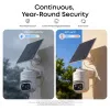 eufy eufyCam C36 solo Telecamera di sicurezza solare wireless 4K UHD, bianco