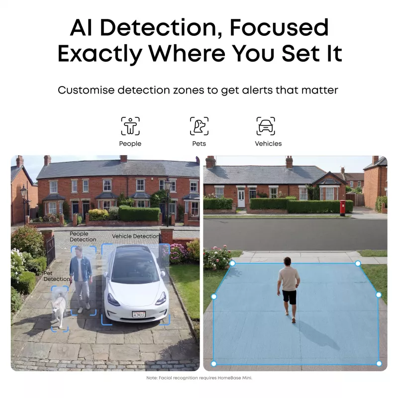 eufy eufyCam C36 solo Telecamera di sicurezza solare wireless 4K UHD, bianco