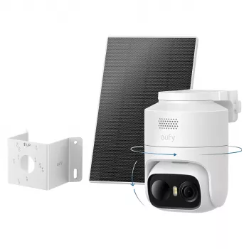 eufy eufyCam C36 solo Telecamera di sicurezza solare wireless 4K UHD, bianco