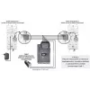 EURA ADA-38A3 Citofono analogico a 4 fili per sistemi RL-3203H, bianco