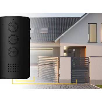 EURA ADP-09A3 citofono nero vivavoce