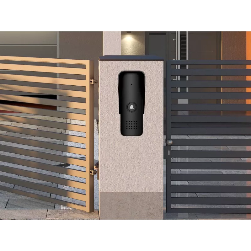 EURA ADP-09A3 citofono nero vivavoce