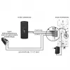 EURA ADP-20A3 sistema citofonico audio Graphite White