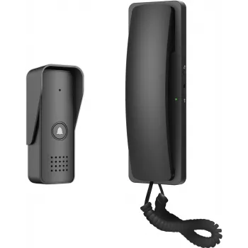 EURA ADP-24A3 Citofono audio a 2 fili nero