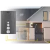 EURA ADP-51A3 DIFESA kit citofono audio - 1 famiglia, 2 citofoni, intercom, grafite