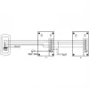 EURA ADP-51A3 DIFESA kit citofono audio - 1 famiglia, 2 citofoni, intercom, grafite