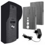 EURA ADP-51A3 DIFESA kit citofono audio - 1 famiglia, 2 citofoni, intercom, grafite