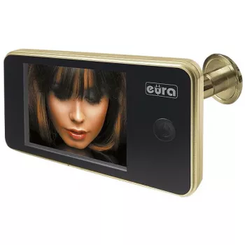 EURA VDP-01C1 ERIS spioncino digitale 3,2 pollici LCD oro