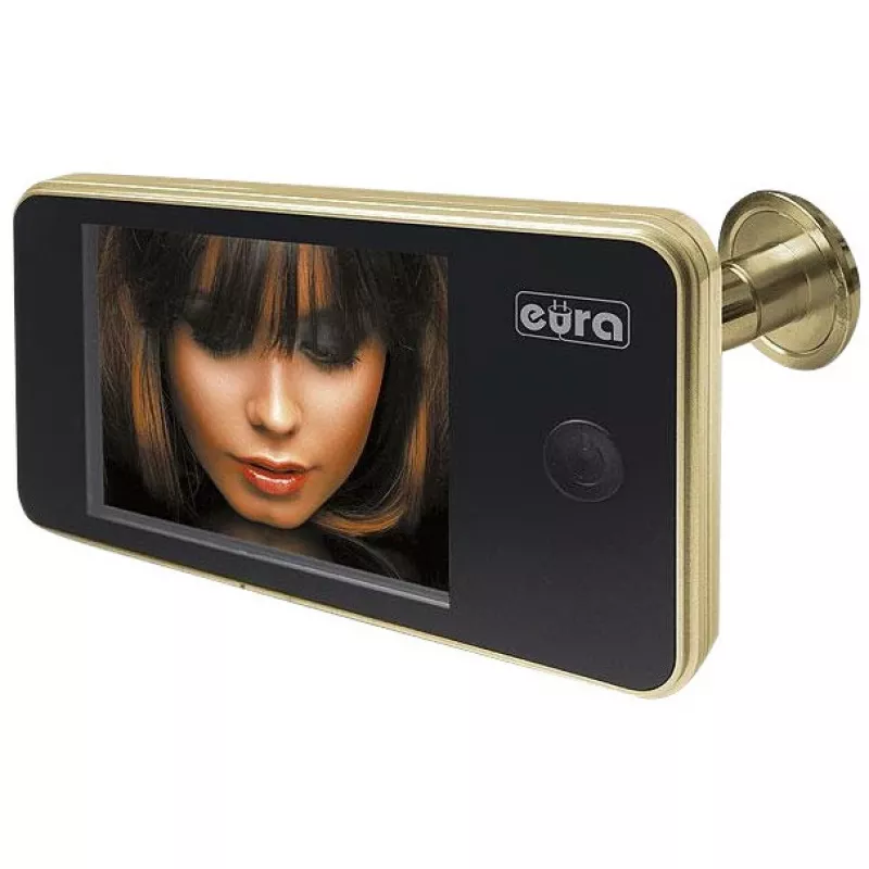 EURA VDP-01C1 ERIS spioncino digitale 3,2 pollici LCD oro