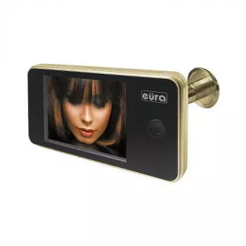 EURA VDP-01C1 ERIS spioncino digitale 3,2 pollici LCD oro