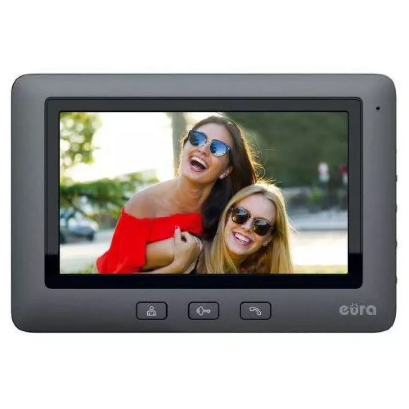 EURA VDP-45A3 ALPHA Videocitofono a colori 7 pollici, nero
