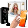 EURA VDP-99C5 Videocitofono, touchscreen 7 pollici, WiFi, RFID, Tuya, bianco