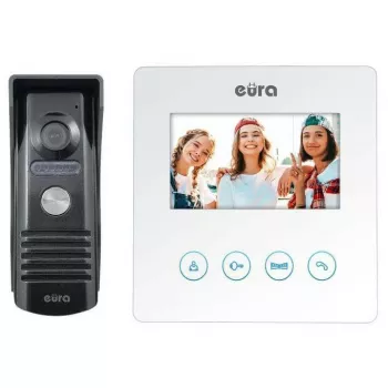 Eura Videocitofono EURA VDP-52A3ATIRA bianco