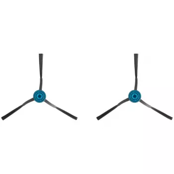 Eureka J15 spazzole laterali x 2 pezzi - spazzole di ricambio in nylon a 3 bracci per robot aspirapolvere J15