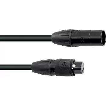EUROLITE Cavo DMX SEC-1 IP65 XLR 3 pin 10m nero outdoor