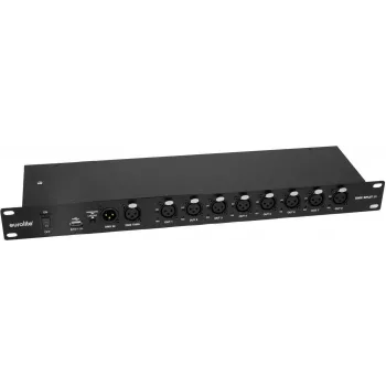 EUROLITE DMX Split 8X Splitter 3 poli isolato galvanicamente rack 19 inch 1HE