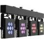 EUROLITE LED KLS-3002 MK2 set luci compatto AIR 4x RGBWA/UV spot DMX wireless