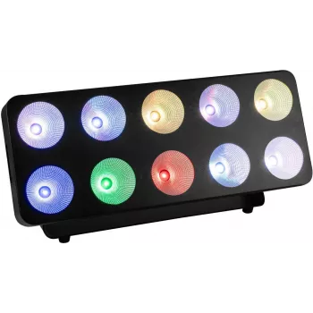 EUROLITE LED Pixel Matrix Panel 2x5 RGB/WW DMX luce da palco 10x12W 45°