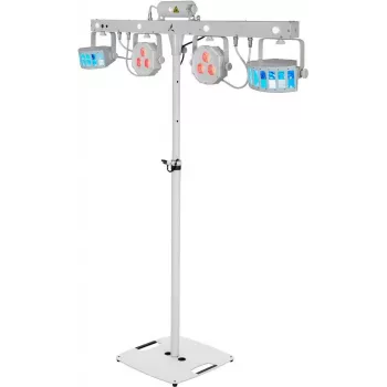 EUROLITE set LED KLS Laser Bar FX set luci bianco + BPS-2 supporto diffusore bianco 20000920