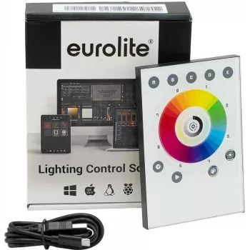 EUROLITE TOUCH-512 lettore standalone bianco controller DMX 512 canali montaggio a parete