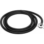 EUROLITE UAN-1 adattatore universale per macchina del fumo con tubo, uscita 40 mm, tubo flessibile 1 m, nero 51702066
