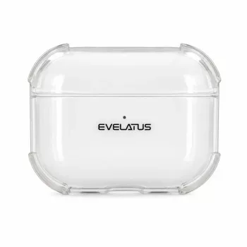 Evelatus Custodia Protettiva TPU per Apple AirPods 4 Shine Trasparente
