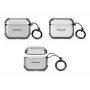Evelatus custodia protettiva TPU per Apple AirPods 4 trasparente nero
