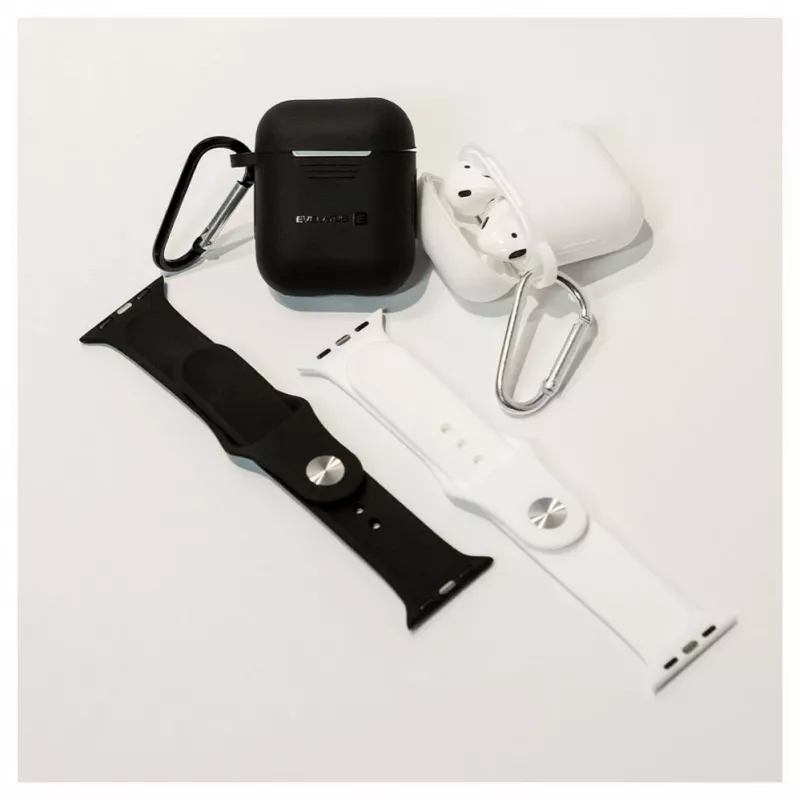 Evelatus custodia per Apple AirPods EAC04 grigio scuro