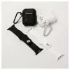 EVELATUS Apple AirPods custodia EAC04 bianca - custodia protettiva in silicone per AirPods 1ª e 2ª generazione